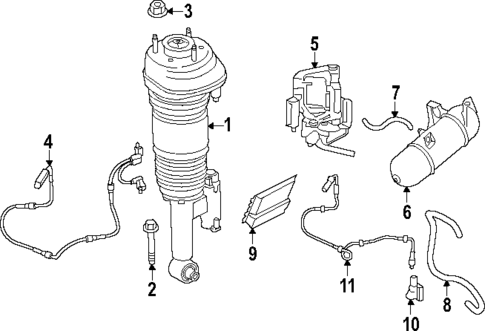Struts & Components for 2024 BMW 750e xDrive #1