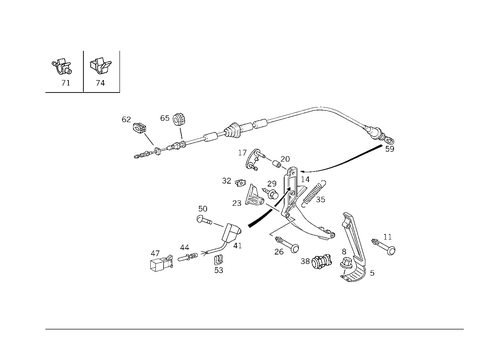Control for 1998 Mercedes-Benz E430 #0