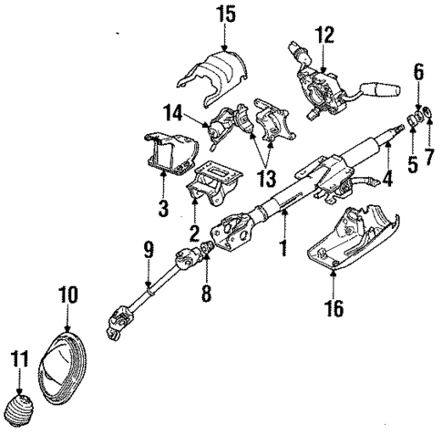Ignition Lock for 1992 Mitsubishi Eclipse #0