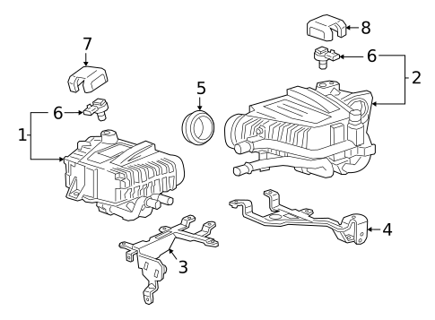 Intercooler for 2019 Cadillac CT6 #1