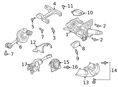 Steering Column Assembly for 2015 Audi A5 Quattro #0