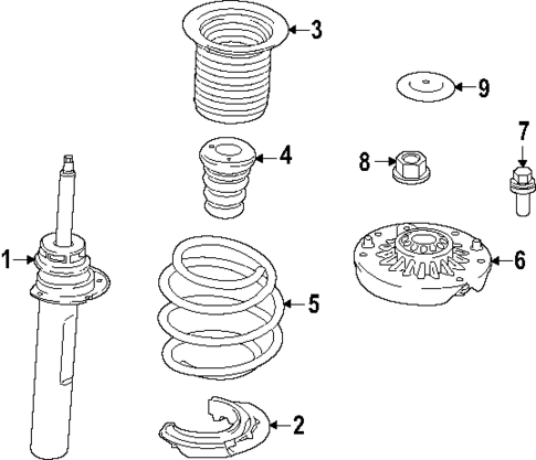 Struts & Components for 2025 Mini Countryman #0