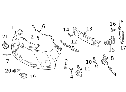 Switches & Sensors for 2018 Toyota Yaris #1