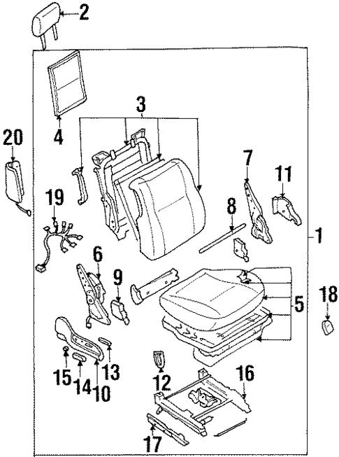 Power Seats for 1998 INFINITI Q45 #0