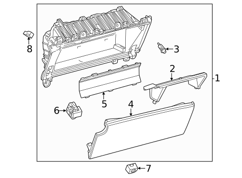 Glove Box for 2023 Lexus LX600 #0