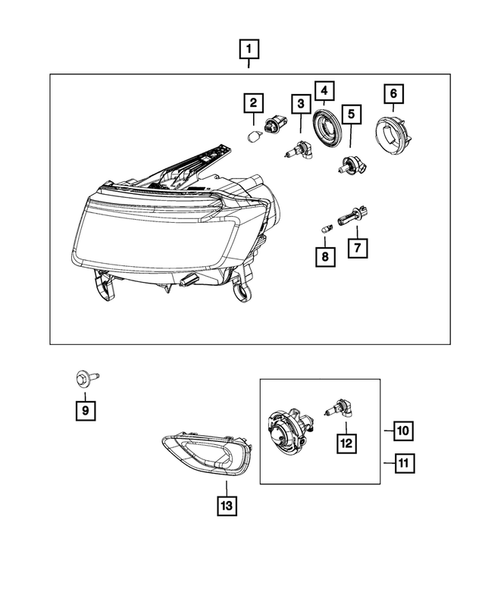 Lamps-Interior and Exterior for 2015 Jeep Grand Cherokee #3