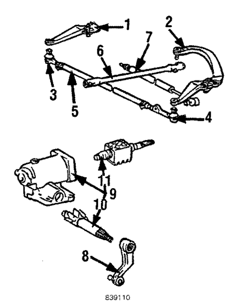 Steering Gear & Linkage for 1984 Toyota Pickup #2