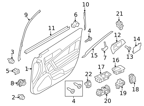Front Door for 2012 Lincoln MKZ #2