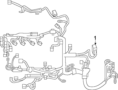 Wiring Harness for 2025 Toyota Camry #0