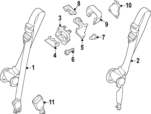 Seat Belt for 2024 Ford Transit-150 #5