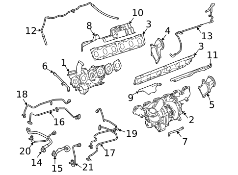 Turbo Charger for 2003 Mercedes-Benz S600 #0