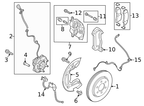 Front Brakes for 2022 Ford F-150 #1