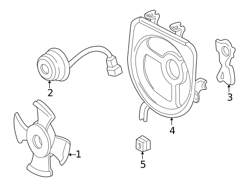 Condenser, Compressor & Lines for 2001 Acura Integra #2
