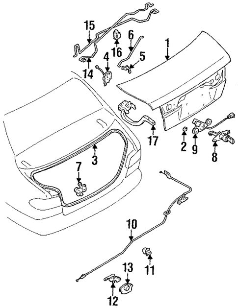 Liftgate for 1995 Nissan 200SX #0