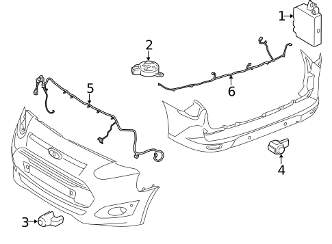 Parking Aid for 2014 Ford Transit Connect #0
