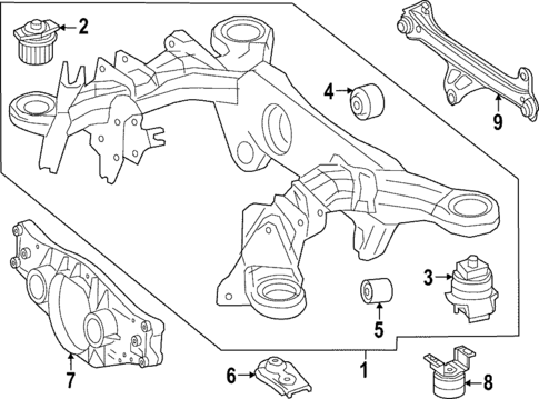 Suspension Mounting for 2025 Mercedes-Benz S 63 AMG® E Performance #0