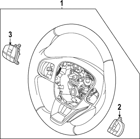 Steering Wheel & Trim for 2023 Ford Maverick #0