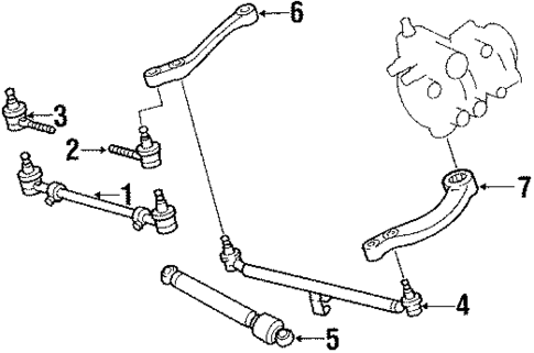 Steering Gear & Linkage for 1989 Mercedes-Benz 560SL #1