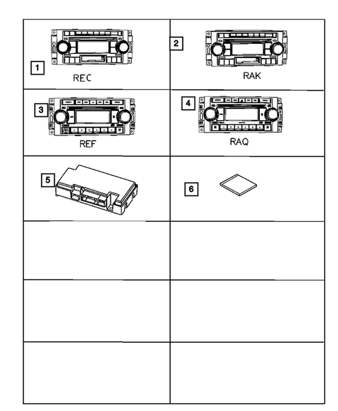 Radio, Antenna, and Speakers for 2007 Dodge Ram 3500 #1