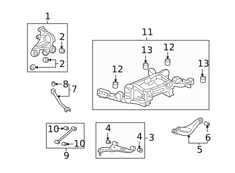 Rear Suspension for 2012 Cadillac CTS #2