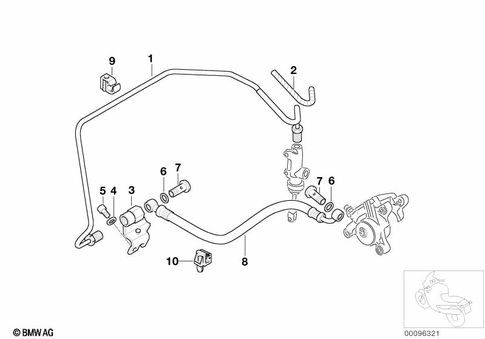 Brake Lines for 2003 BMW-Motorrad F 650 CS #1