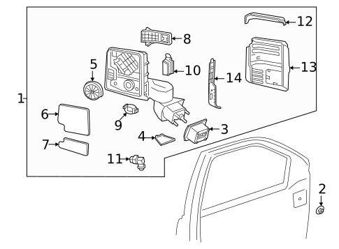 Mirrors for 2024 Chevrolet Silverado 2500 HD #3