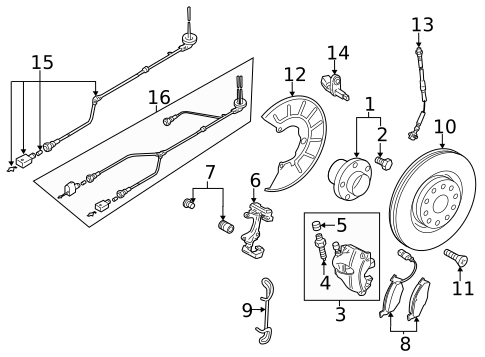 Front Brakes for 2011 Volkswagen GTI #0