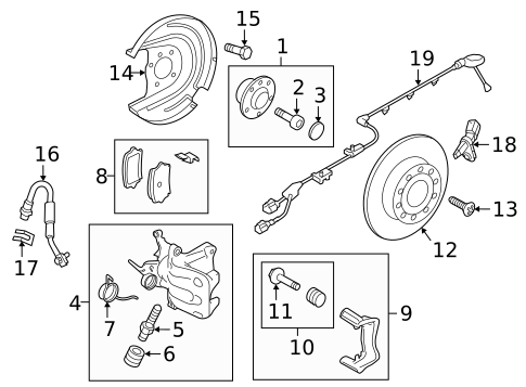 Rear Brakes for 2015 Volkswagen GTI #1