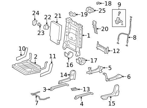 Second Row Seats for 2017 Toyota Sequoia #4