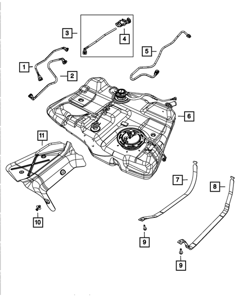 Fuel Tank for 2014 Chrysler 200 #0