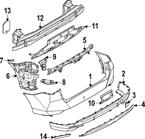 Bumper & Components - Rear for 2025 BMW X3 #1