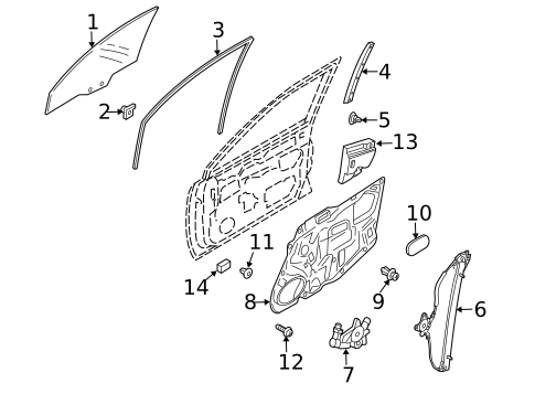 Front Door for 2011 Mazda CX-7 #0
