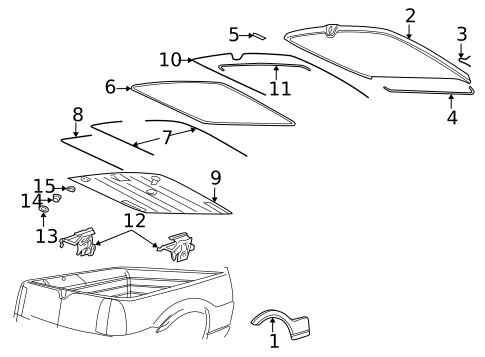 Tonneau Cover for 2002 Lincoln Blackwood #0
