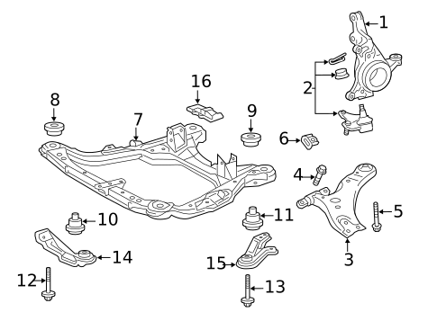 Suspension Components for 2011 Lexus RX350 #0