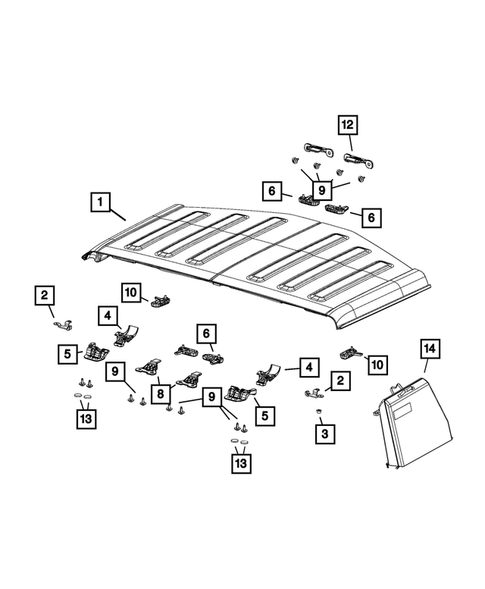 Roof for 2018 Jeep Wrangler #5