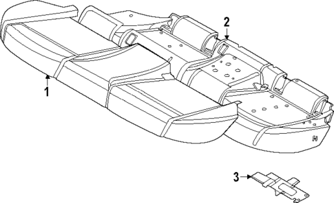 Rear Seat Components for 2025 BMW M5 #1