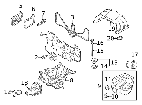Engine Parts for 2019 Subaru Legacy #0