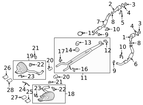 Exhaust Components for 2020 Porsche Cayenne #4