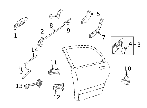 Rear Door for 2008 Kia Optima #2
