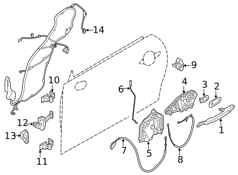 Lock & Hardware for 2015 Mini Cooper #1