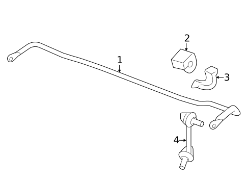 Stabilizer Bar & Components for 2014 Honda CR-V #2