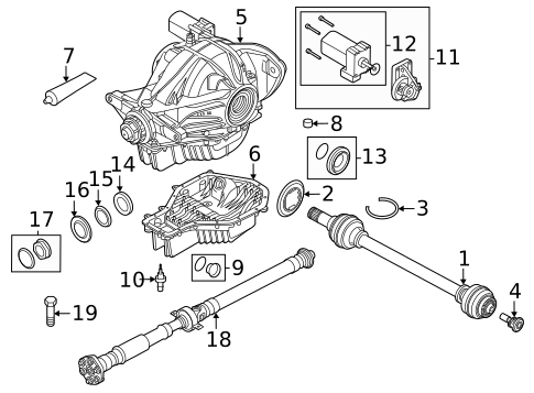 Axle & Differential for 2023 BMW 330i #7