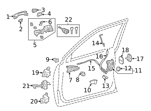 Front Door for 2016 Lexus LX570 #2