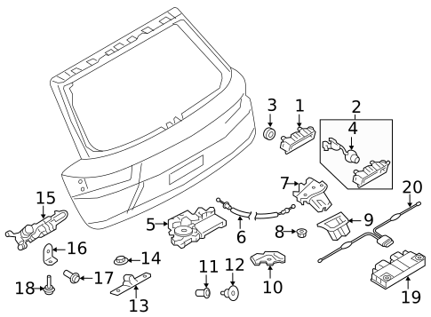 Liftgate for 2022 Audi SQ7 #0