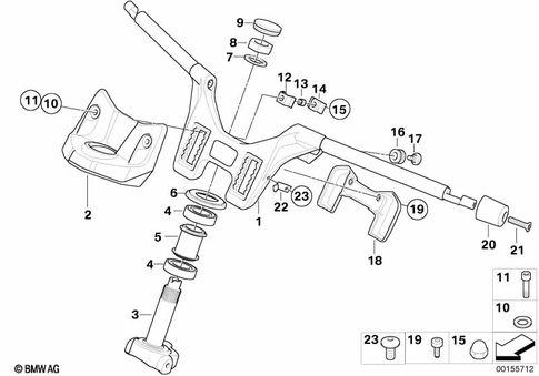 Motorcycle Handlebars for 2009 BMW-Motorrad K 1300 GT #0