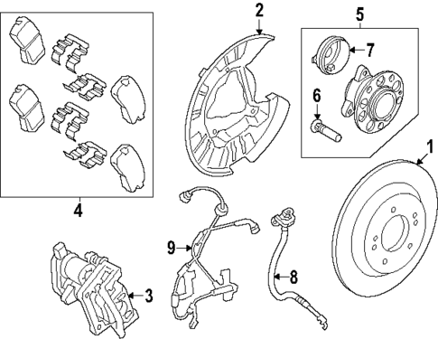 Rear Brakes for 2025 Kia K4 #0