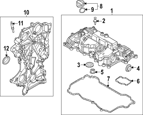 Valve & Timing Covers for 2025 Kia Seltos #0