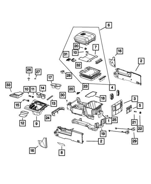 Consoles for 2017 Ram 3500 #0