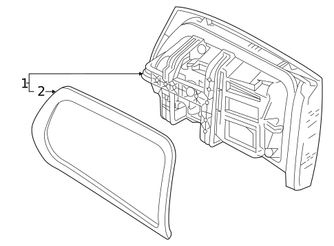 Tail Lamps for 2020 Mercedes-Benz GLC43 AMG #2