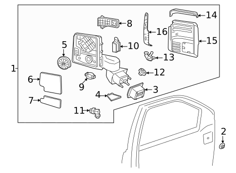 Parking Aid for 2022 Chevrolet Silverado 3500 HD #3